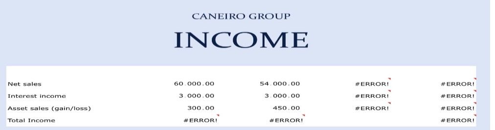 monthly budget income sheet