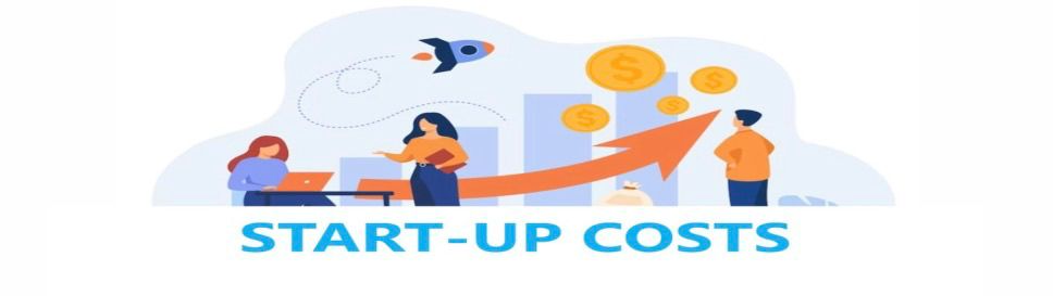 Startup budget template showing startup costs overview